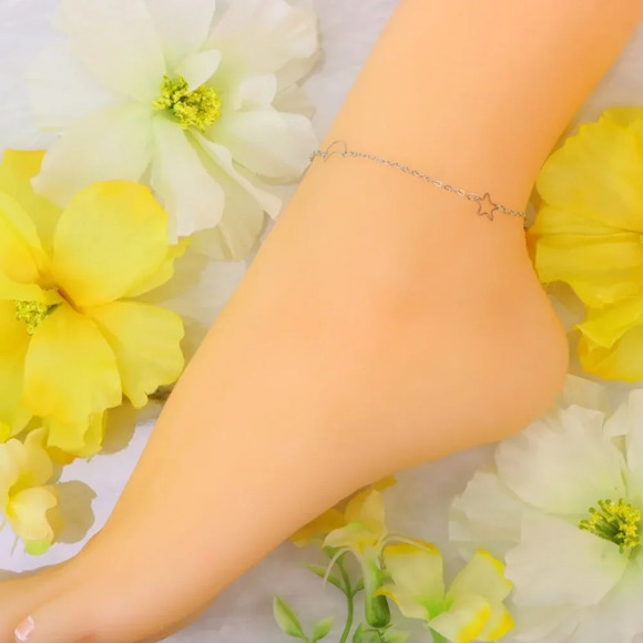 Minimalist Anklet, Sleek & Modern Design, Women’s Fashion, YC110324-A - Picture 3 of 10